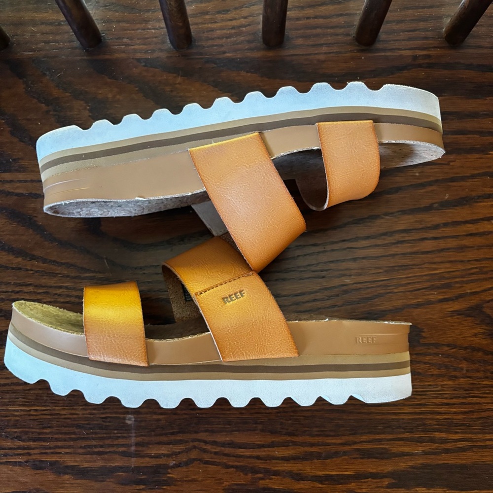 Reef Women's Cushion Vista Hi Platform Sandal Size 8 - Picture 6 of 10